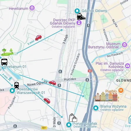Superfly 10 Min To Old Town Gdansk,pkp & Shopping Mall ホームステイ